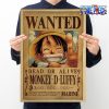 one piece luffy wanted kraft paper poster 951 - One Piece Gifts