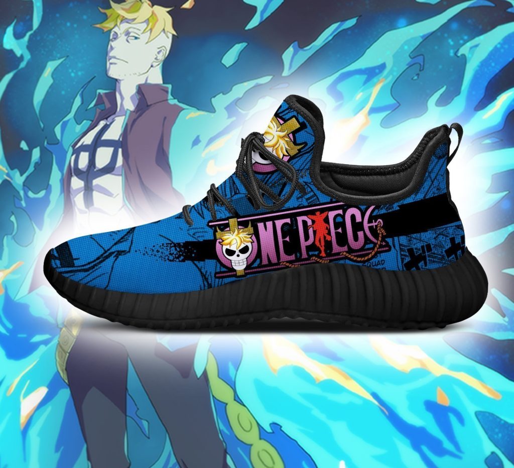 one piece marco reze shoes custom one piece anime sneakers gearanime 4 - One Piece Gifts Store