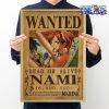 one piece nami wanted kraft paper poster 617 - One Piece Gifts Store