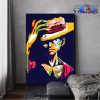 one piece wall art cool luffy 3d canvas 299 - One Piece Gifts