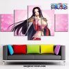 sexy 5 pieces one piece boa hancock canvas wall art 464 - One Piece Gifts Store