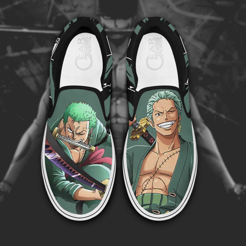 zoro gear one piece slip ons gearanime 1 - One Piece Gifts Store