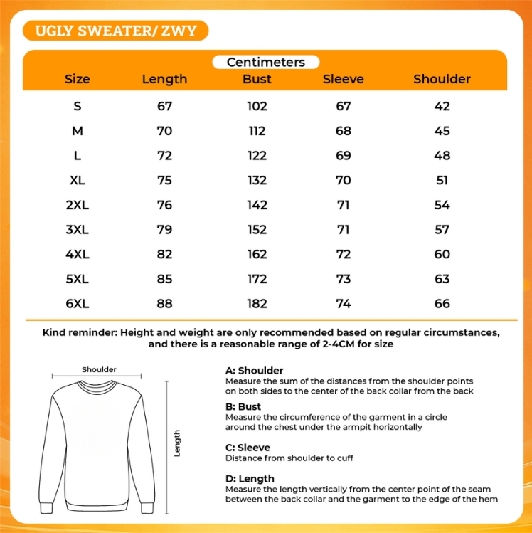 3D UGLY SWEATER - One Piece Gifts